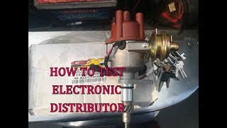 HOW TO TEST ELECTRONIC DISTRIBUTOR  TOYOTA 4K [upl. by Larochelle]