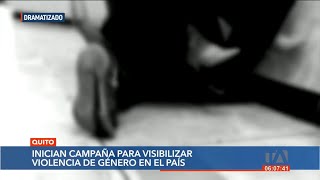 Estudiantes universitarios lanzan una campaña contra la violencia de género [upl. by Candis]