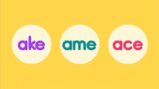 Phonics Chant┃ake · ame · ace ∥ Long Vowels┃Spotlight on One Phonics [upl. by Annadiana263]