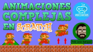 Cómo hacer animaciones complejas en Scratch  🏃‍♀️Correr y Saltar🏃‍♂️ [upl. by Robbins]