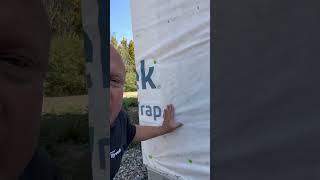 🫡 What your Tyvek install should look like tyvek tyvektips construction [upl. by Oxley]