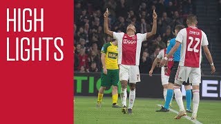 Highlights Ajax  Fortuna Sittard [upl. by Stolzer]