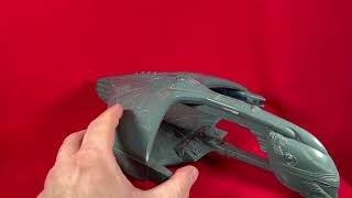 Star Trek The Next Generation Romulan Warbird by Playmates  Electrics Test [upl. by Namajneb70]