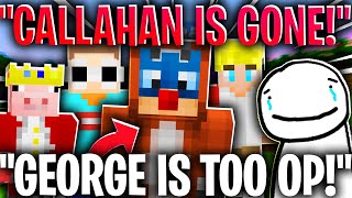 GEORGENOTFOUND BEATS CALLAHAN IN CREATIVE dream smp [upl. by Euqinorev965]