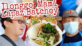 Ilonggo Mami Lapaz Batchoy in Batangas  Melven Serviano [upl. by Anaed]