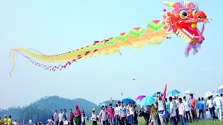 Kite Festival in China [upl. by Hollerman]