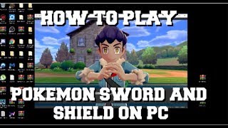 HOW TO POKEMON SWORD AND SHIELD WITH THE YUZU EMULATOR [upl. by Nerhtak]