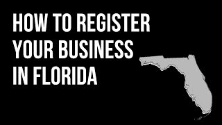 How to Register your business in Florida  Sunbizorg [upl. by Nagem745]