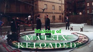 Making of MATRIX RELOADED 2003 Keanu Reeves Laurence Fishburne [upl. by Anitrebla]