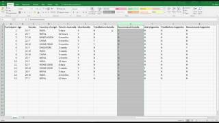 Data collection sheet in Excel [upl. by Arela]