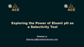 Exploring the Power of Eluent pH as a Selectivity Tool for HPLC Method Development [upl. by Eelrefinnej71]