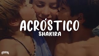 Shakira  Acróstico Letra [upl. by Ahsata]