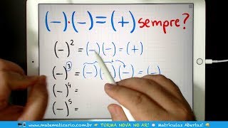 ⏱ MENOS COM MENOS SEMPRE DÁ MAIS 👉 Minuto Matemática [upl. by Kcirddet]