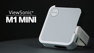 ViewSonic M1 mini vidéoprojecteur cinéma de poche LED avec hautparleurs JBL [upl. by Jahdiel]