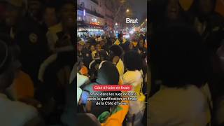 La joie des supporters ivoiriens à Paris [upl. by Ttennaej]