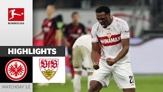 Eintracht Frankfurt  VfB Stuttgart 12  MD12 – Bundesliga 2324 [upl. by Acinomed]