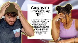 American Citizens Take The US Citizenship Test [upl. by Nelson]