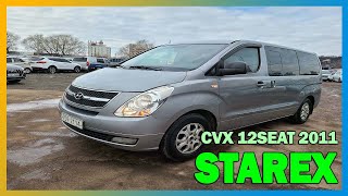 USEDCAR BUSYMAN Autos usados en corea STAREX SUNROOF 12SEAT SILVER KMJWA37JBBU 253674 [upl. by Yvad]