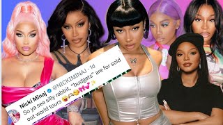 ‼️Nicki Minaj ADRESSES Broke Rumors Cardi B and Megan Beef over Coach Bag Flo Milli x SZA Kenneth [upl. by Terrye]