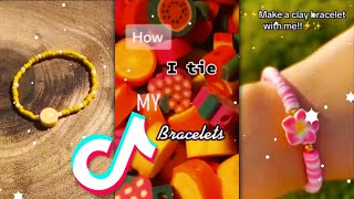 🎀 Clay Bead Bracelet TikTok Compilation 🎗️ Making Bracelet Edits 251 [upl. by Kliman]