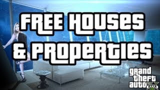 GTA V How to Get FREE Properties Gta 5 Houses and Apartments Tips and Tricks [upl. by Ramona]