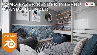 Como fazer RENDER INTERNO com BLENDER feat DubiRender [upl. by Barris86]