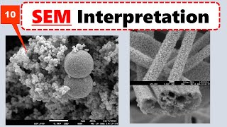 SEM Micrographs Interpretation in Experimental paper Scanning Electron Microscopy SEM Analysis [upl. by Noired335]