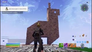 How to build a llama in fortnite save the world [upl. by Itin]