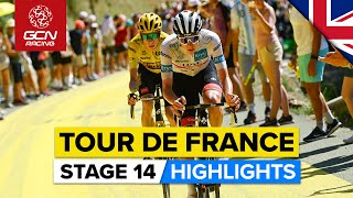 Breakaway Brilliance amp GC Gaps  Tour De France 2022 Stage 14 Highlights [upl. by Repip]