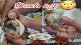 Lets See What Inside The Egg DuckCracking Egg Duck😳😳 ASMR Peeling Egg  Paborito ng Pinoy🤤😋 [upl. by Wolram]