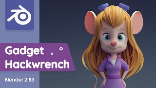 Character Modeling  Blender Timelapse  Gadget Hackwrench [upl. by Mariann708]