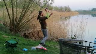 Daiwa Ninja X feeder 360 80120g skiila test kija [upl. by Ycaj]