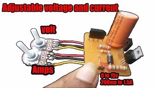 How to make Power supply with adjustable voltage and current [upl. by Ingraham]