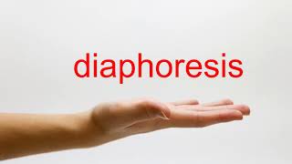 How to Pronounce diaphoresis  American English [upl. by Irrac]