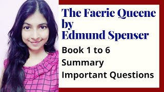 The Faerie Queene by Edmund Spenser Summary Book 1 to 6 Important Questions for UGC NET English [upl. by Sedrul683]