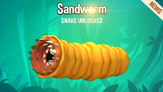 Snake Rivals  NEW SNAKE UNLOCKED Sandworm 🐉 [upl. by Roxana]