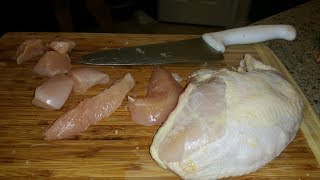 How To Debone Chicken Breast [upl. by Ohara]