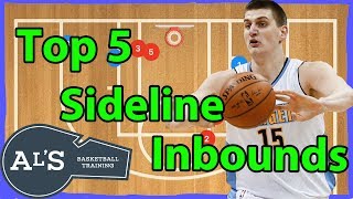 Top 5 Best Basketball Sideline Inbounds Plays [upl. by Geldens]