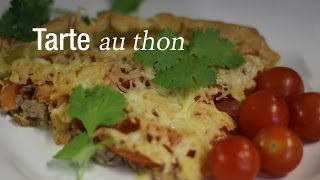 Tarte au thon  Recette de tarte  CuisineAZ [upl. by Paik]