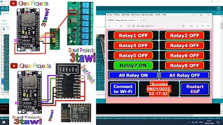 How to program the ESP12E ESP12F ESP12S ESP18T ESP8266 module via an ESP8266 [upl. by Annas955]