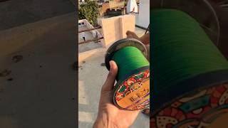 Gattu unboxing🪁Monofil gold manjhaBest manjha for kite cutting 2024Flying big kites shorts [upl. by Aleehs]