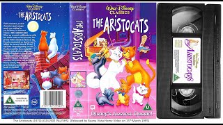 The Aristocats 15th March 1995 UK VHS [upl. by Hazard]