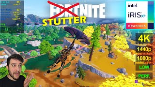 Fortnite is SO BROKEN on Intel Xe Graphics [upl. by Adnofal300]