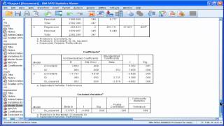 Curvilinear Regression  SPSS part 3 [upl. by Melliw]