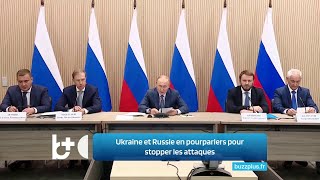 Ukraine et Russie en négociations  Pour arrêter les attaques sur les infrastructures énergétiques [upl. by Yggep]