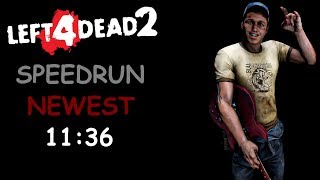 Left 4 Dead 2  Speedrun Dead Center On Expert Realism In 1136 [upl. by Vannie]