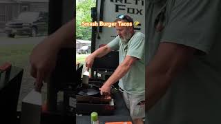 Smash Burger Tacos in the Woods nature travel adventure blackstone [upl. by Ennirak]