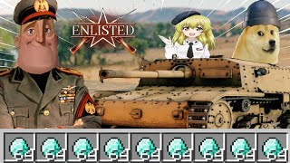 Semovente 7532 M41 Experience  Enlisted [upl. by Raffaj166]