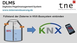 Füllstand der Zisterne in Smart Home KNX Bussystem einbinden [upl. by Nanette]