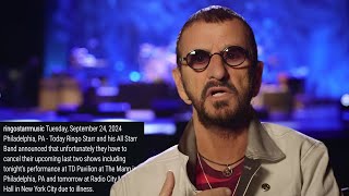 Ringo Starr Cancels Remaining Shows of Tour due to ILLNESS [upl. by Theresita983]